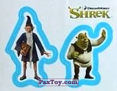PaxToy.com 38 Раздельный стикер - Колдун и Шрек из Cheetos: Shrek the Third Stickers