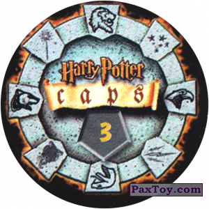 PaxToy.com - 03 Гарри и Пегасы (Сторна-back) из Harry Potter Caps - Гарри Поттер Фишки