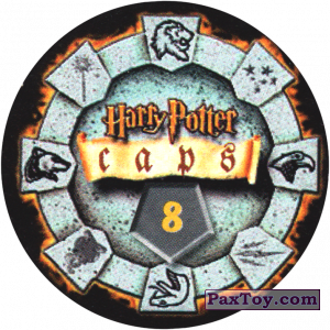 PaxToy.com - 08 (Сторна-back) из Harry Potter Caps - Гарри Поттер Фишки