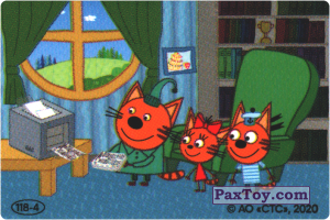 PaxToy.com - 118-4 из Свитлогорье: Три кота - Наклейка Сюрприз Внутри