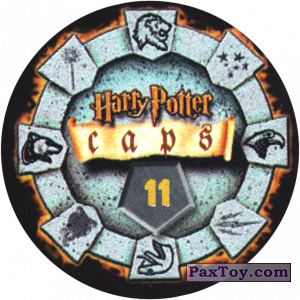 PaxToy.com - 11 (Сторна-back) из Harry Potter Caps - Гарри Поттер Фишки