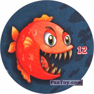 PaxToy.com - 12 Піранья из 04 Морські пригоди Барні: Підводний світ
