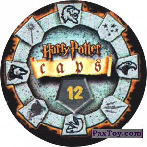 PaxToy.com - 12 (Сторна-back) из Harry Potter Caps - Гарри Поттер Фишки