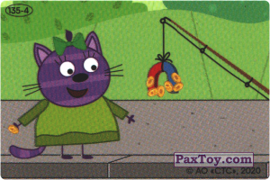 PaxToy.com  Наклейка / Стикер 135-4 из Свитлогорье: Три кота - Наклейка Сюрприз Внутри