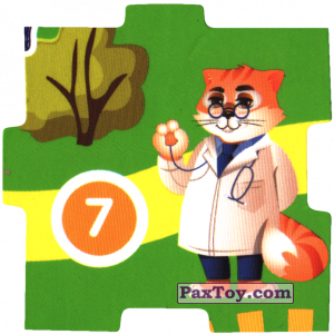PaxToy.com - 14 Магнитик - 7 - ДОКТОР или DOCTOR из Растишка: Играй Профессии Изучай