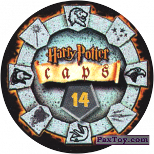 PaxToy.com - 14 (Сторна-back) из Harry Potter Caps - Гарри Поттер Фишки