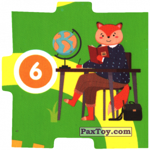 PaxToy.com 15 Магнитик - 6 - УЧТЕЛЬ или TEACHER из Растишка: Играй Профессии Изучай