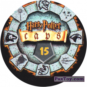 PaxToy.com - 15 (Сторна-back) из Harry Potter Caps - Гарри Поттер Фишки