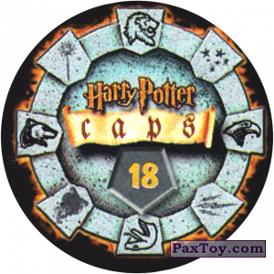 PaxToy.com - 18 (Сторна-back) из Harry Potter Caps - Гарри Поттер Фишки