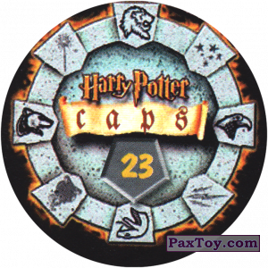 PaxToy.com - 23 (Сторна-back) из Harry Potter Caps - Гарри Поттер Фишки