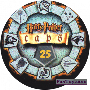 PaxToy.com - 25 (Сторна-back) из Harry Potter Caps - Гарри Поттер Фишки