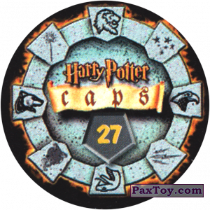 PaxToy.com - 27 (Сторна-back) из Harry Potter Caps - Гарри Поттер Фишки