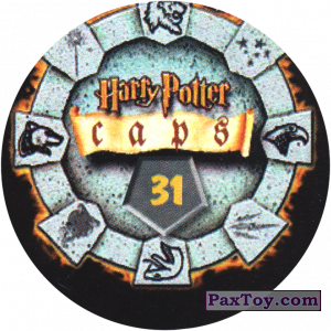PaxToy.com - 31 (Сторна-back) из Harry Potter Caps - Гарри Поттер Фишки
