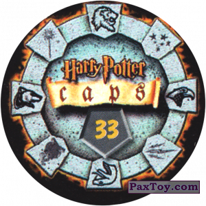 PaxToy.com - 33 (Сторна-back) из Harry Potter Caps - Гарри Поттер Фишки