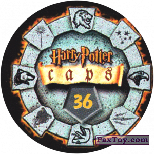 PaxToy.com - 36 (Сторна-back) из Harry Potter Caps - Гарри Поттер Фишки