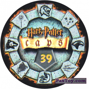 PaxToy.com - 39 (Сторна-back) из Harry Potter Caps - Гарри Поттер Фишки