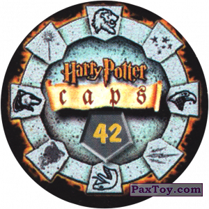 PaxToy.com - 42 (Сторна-back) из Harry Potter Caps - Гарри Поттер Фишки