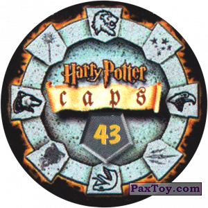 PaxToy.com - 43 (Сторна-back) из Harry Potter Caps - Гарри Поттер Фишки