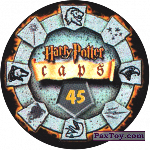 PaxToy.com - 45 (Сторна-back) из Harry Potter Caps - Гарри Поттер Фишки