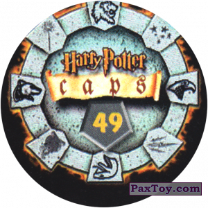 PaxToy.com - 49 (Сторна-back) из Harry Potter Caps - Гарри Поттер Фишки