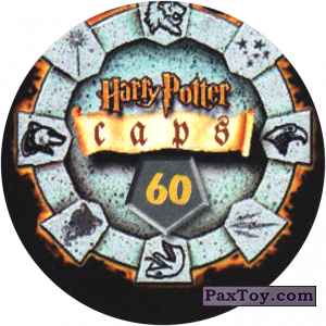 PaxToy.com - Фишка / POG / CAP / Tazo 60 (Сторна-back) из Harry Potter Caps - Гарри Поттер Фишки