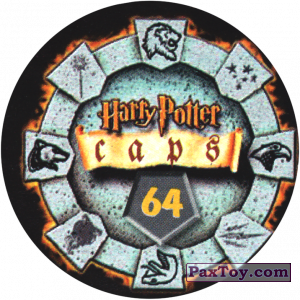 PaxToy.com - 64 (Сторна-back) из Harry Potter Caps - Гарри Поттер Фишки