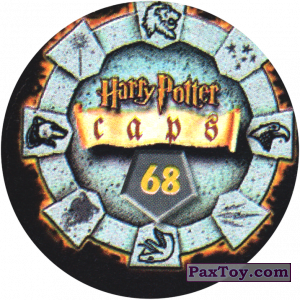 PaxToy.com - Фишка / POG / CAP / Tazo 68 (Сторна-back) из Harry Potter Caps - Гарри Поттер Фишки