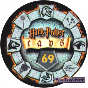 PaxToy.com - 69 (Сторна-back) из Harry Potter Caps - Гарри Поттер Фишки
