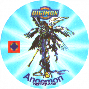 PaxToy.com 001.2 Angemon a из Digimon Pogs Tazos
