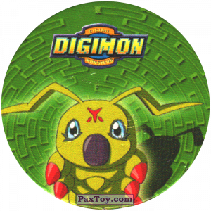 PaxToy.com - 04 Wormmon из Digimon Tazos and Pogs