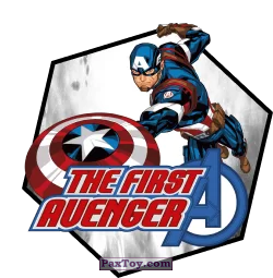PaxToy.com - 08 Captain America The First Avenger из Spar: Мстикеры