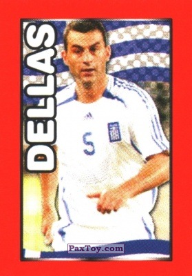 PaxToy.com - 08 Dellas (Grecia) из Panini: Euro 2008 Super Stars Stickers