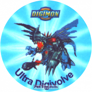 PaxToy.com  Фишка / POG / CAP / Tazo 084.1 Ultra Digivolve a из Digimon Pogs Tazos