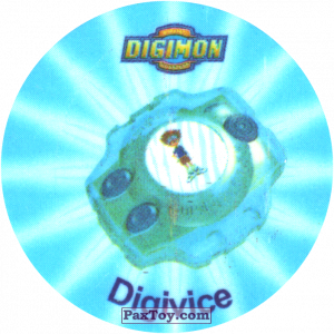 PaxToy.com 088.1 Digivice a из Digimon Pogs Tazos