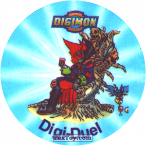 PaxToy.com 095.1 Digi-Duel a из Digimon Pogs Tazos