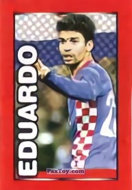 PaxToy.com 10 Eduardo (Croacia) из Panini: Euro 2008 Super Stars Stickers