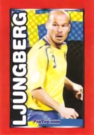 PaxToy.com 14 Ljungberg (Suecia) из Cheetos: Euro 2008 Super Stars Stickers