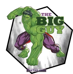 PaxToy.com  Наклейка / Стикер, Переводилка 18 Hulk The Big Guy из Spar: Мстикеры