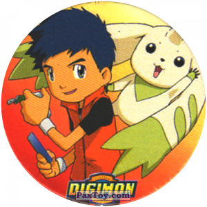 PaxToy.com - 21 Henry Wong and Terriermon из Digimon Tazos and Pogs