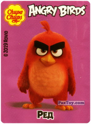 PaxToy.com 21 Ред из Chupa Chups: Bubble Gum Angry Birds