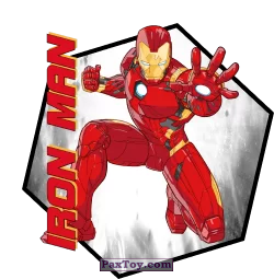PaxToy.com  Наклейка / Стикер, Переводилка 23 Iron Man из Spar: Мстикеры