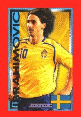 PaxToy.com - 24 Ibrahimovic (Suecia) из Panini: Euro 2008 Super Stars Stickers