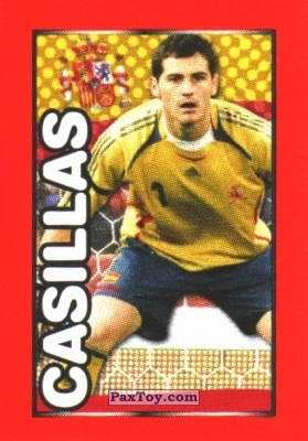PaxToy.com 32 Casillas (España) из Cheetos: Euro 2008 Super Stars Stickers