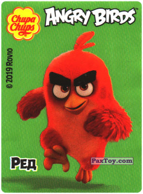 PaxToy.com - 36 Ред из Chupa Chups: Bubble Gum Angry Birds