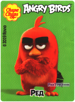 PaxToy.com 38 Ред из Chupa Chups: Angry Birds