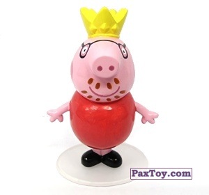 PaxToy.com  Фигурка 01 Папа Свин из Choco Balls: Свинка Пеппа. Принцесса