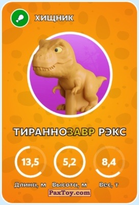 13 Тираннозавр Рэкс