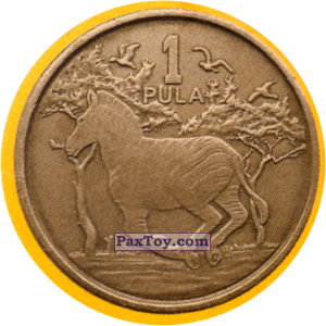 PaxToy.com - Фишка / POG / CAP / Tazo Ботсвана - Пула (Сторна-back) из СуперСемейка: Монеты