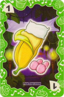 PaxToy.com Совпадение - 1 Спальный Банан из Coco Pops: Светящиеся Карточки