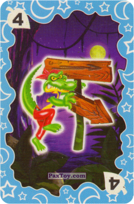 PaxToy.com Звуки Животных - 4 Крокодил Пират Запутывает Путь из Coco Pops: Светящиеся Карточки